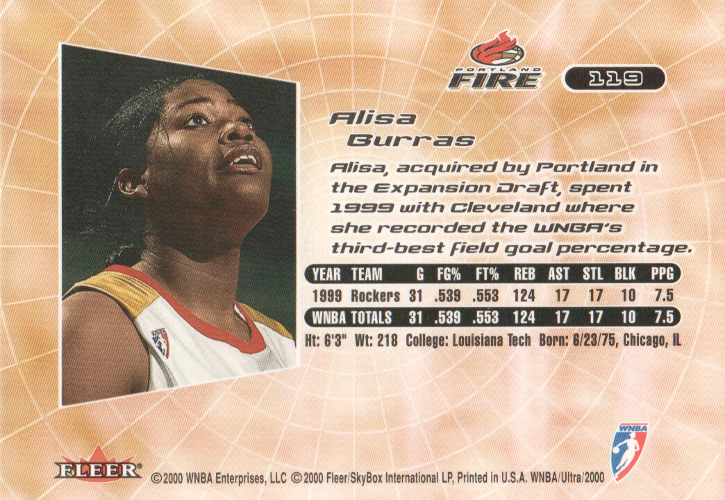 2000 Ultra WNBA Trading Cards BASE: Pick From List - Picture 161 of 175
