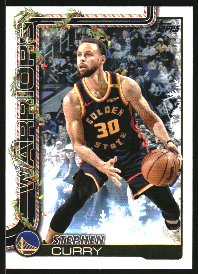 2025-26 Topps Holiday Back Variations #SSBSC Stephen Curry