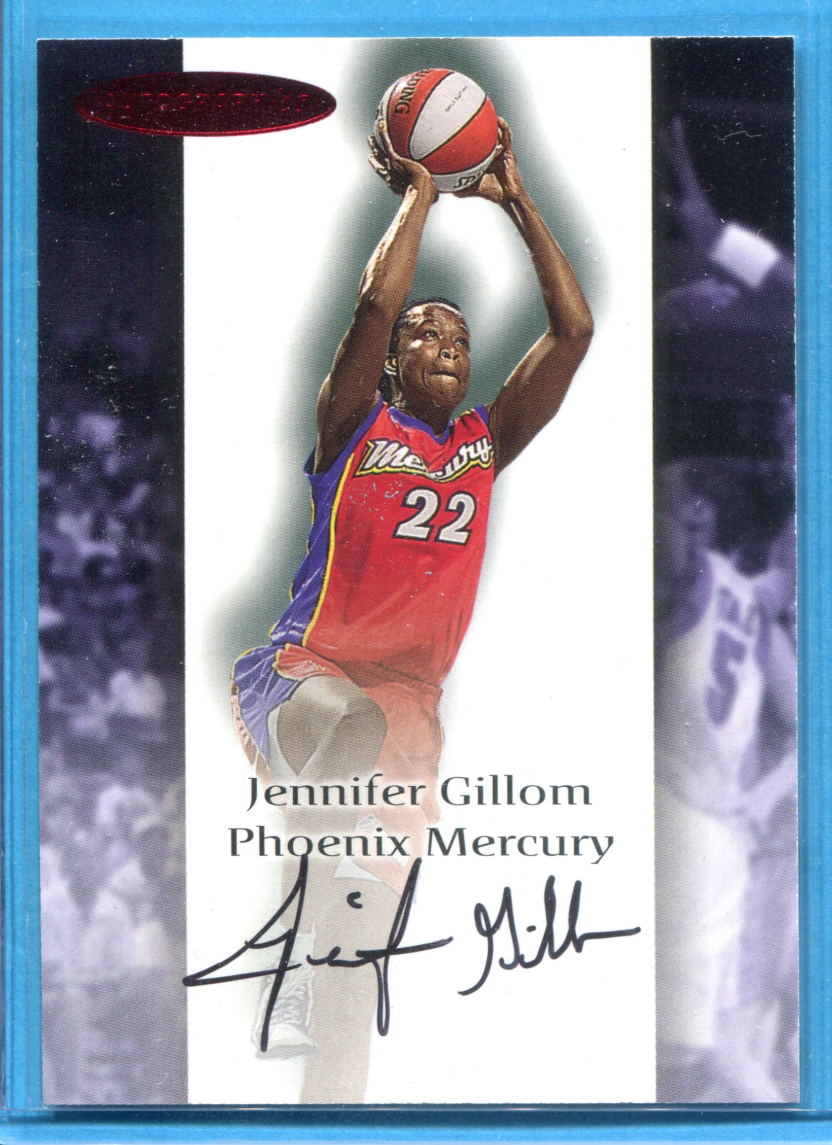 2000 SkyBox Dominion WNBA Autographics #3 Jennifer Gillom