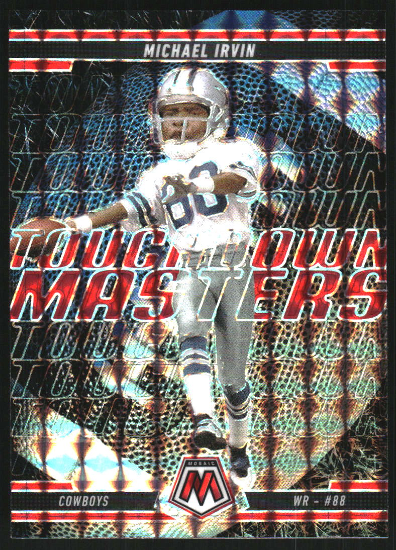 2025 Panini Mosaic Touchdown Masters Mosaic Red #18 Michael Irvin