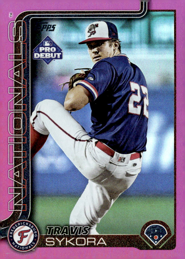2025 Topps Pro Debut Fuchsia Foil #PD8 Travis Sykora