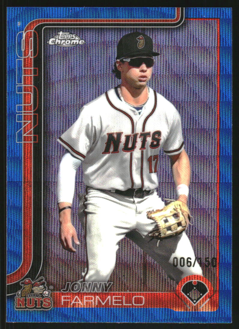 2023 Bowman Draft Chrome Prospect Orange Jonny Farmelo AUTO /25 