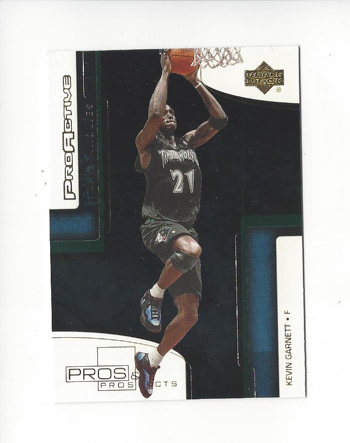 2000-01 Upper Deck Pros and Prospects ProActive #PA2 Kevin Garnett
