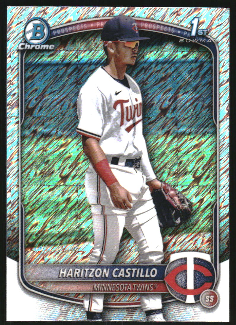 2025 Bowman Chrome Prospects Shimmer Refractors #BCP161 Haritzon Castillo