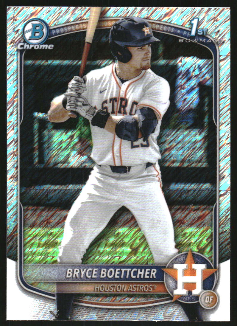 2025 Bowman Chrome Prospects Shimmer Refractors #BCP243 Bryce Boettcher