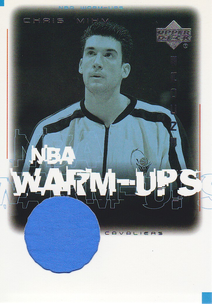 2000-01 Upper Deck Encore NBA Warm-Ups #CMW Chris Mihm
