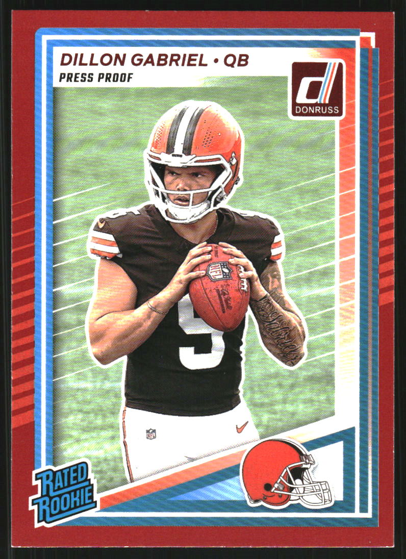2025 Donruss Press Proof Red #316 Dillon Gabriel RR