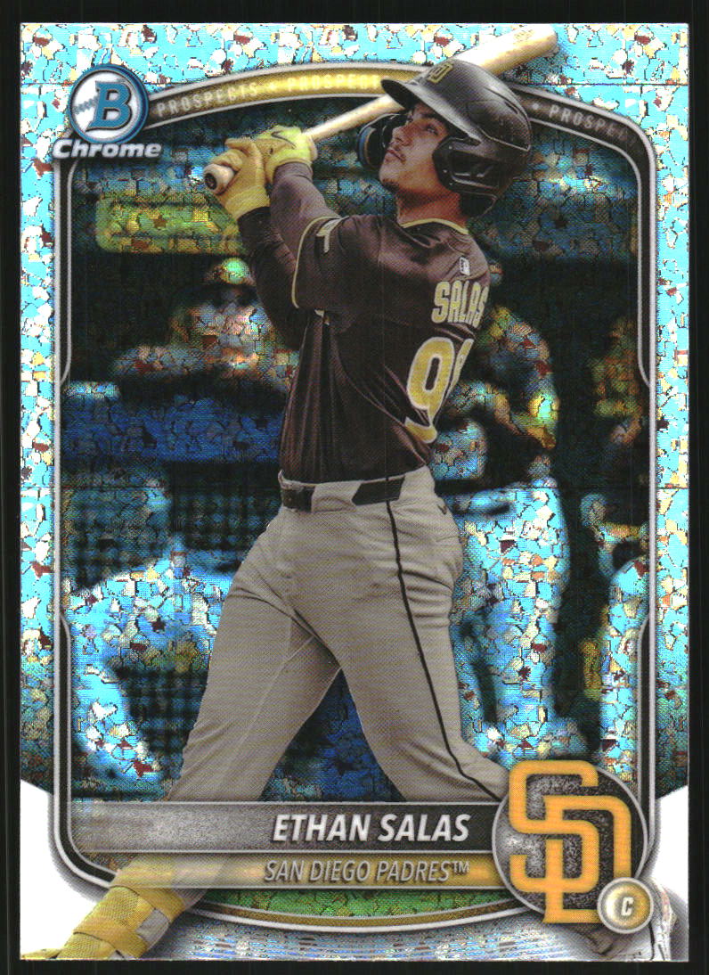 2025 Bowman Chrome Prospects Mini-Diamond Refractors #BCP169 Ethan Salas