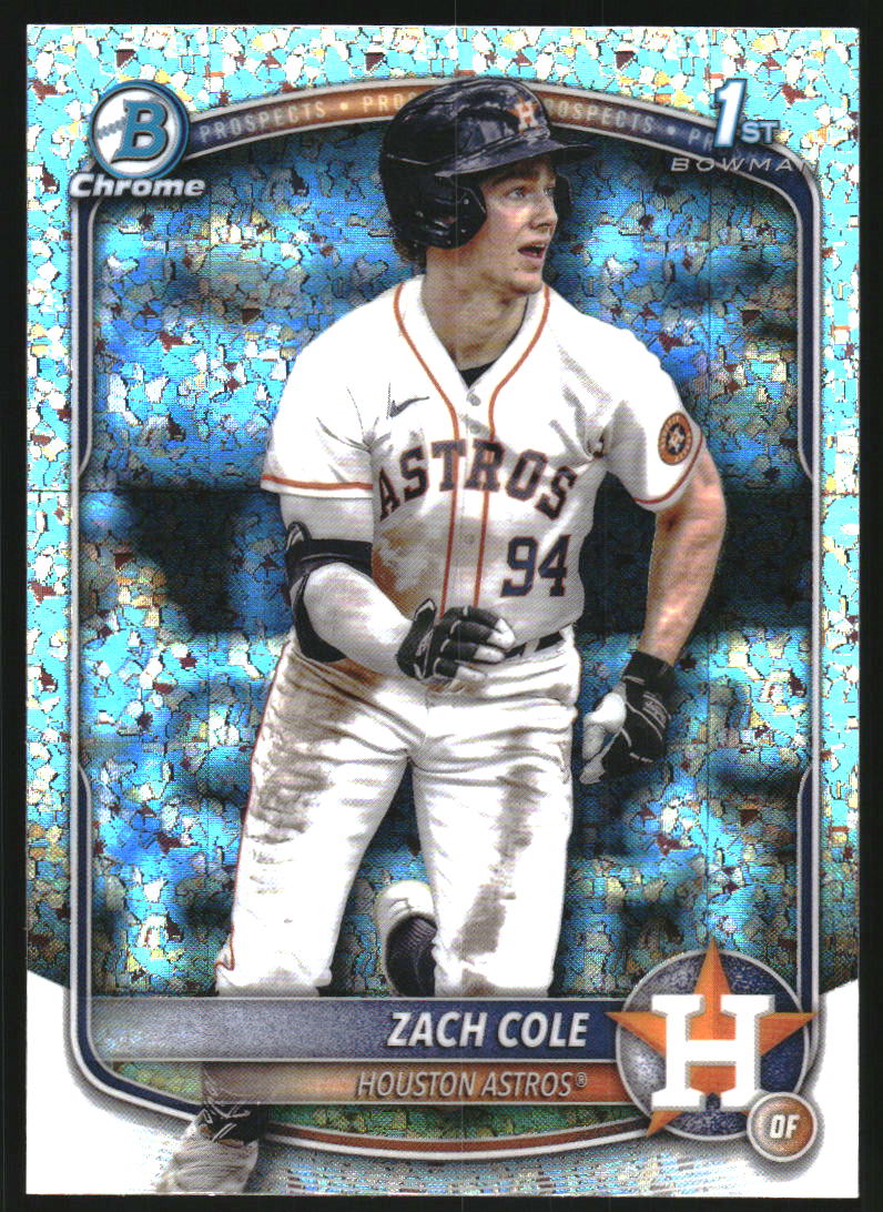 2025 Bowman Chrome Prospects Mini-Diamond Refractors #BCP244 Zach Cole