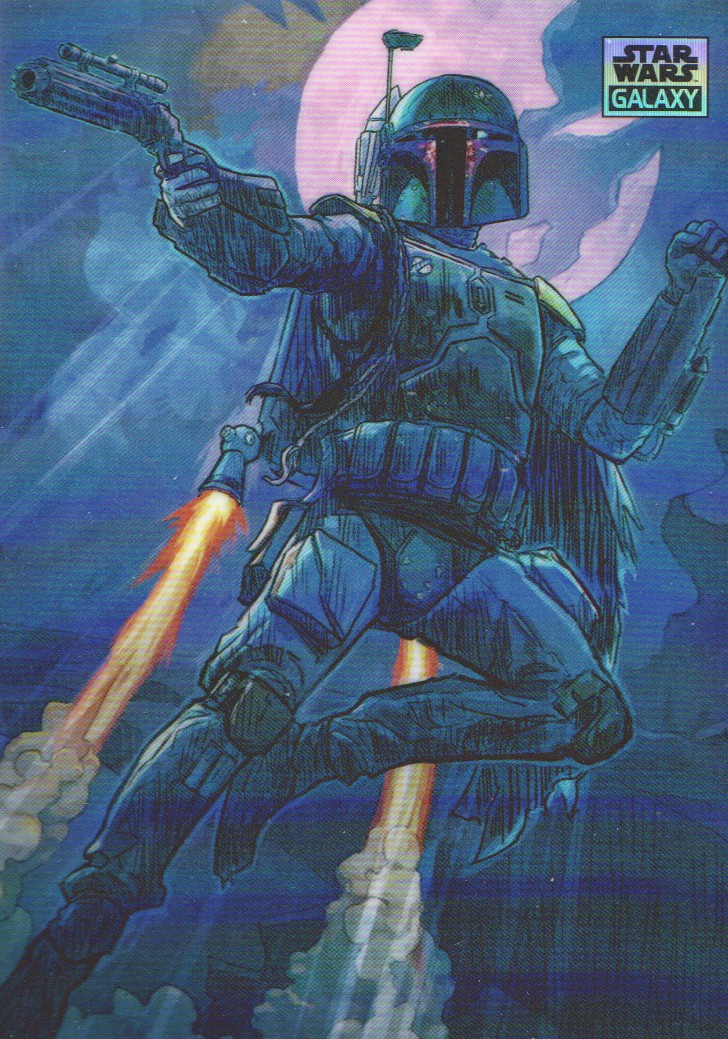 2025 Topps Chrome Star Wars Galaxy Refractors #7 It's Not a Matter of Luck