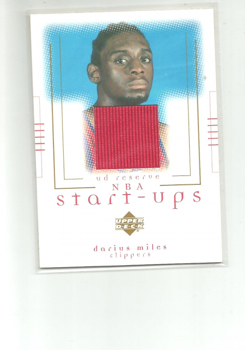 2000-01 UD Reserve NBA Start-Ups #DA Darius Miles