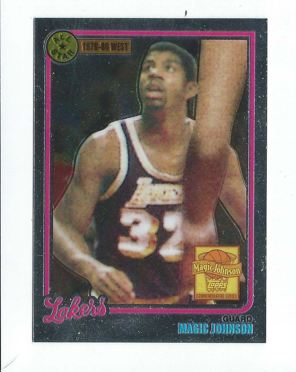 2000-01 Topps Chrome Magic Johnson Reprints #2 Magic Johnson
