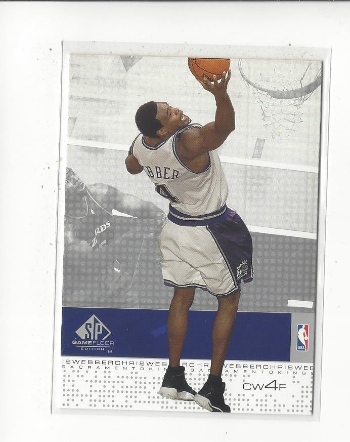 2000-01 SP Game Floor #47 Chris Webber