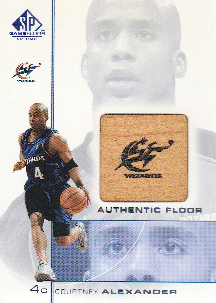2000-01 SP Game Floor Authentic Floor #CA Courtney Alexander