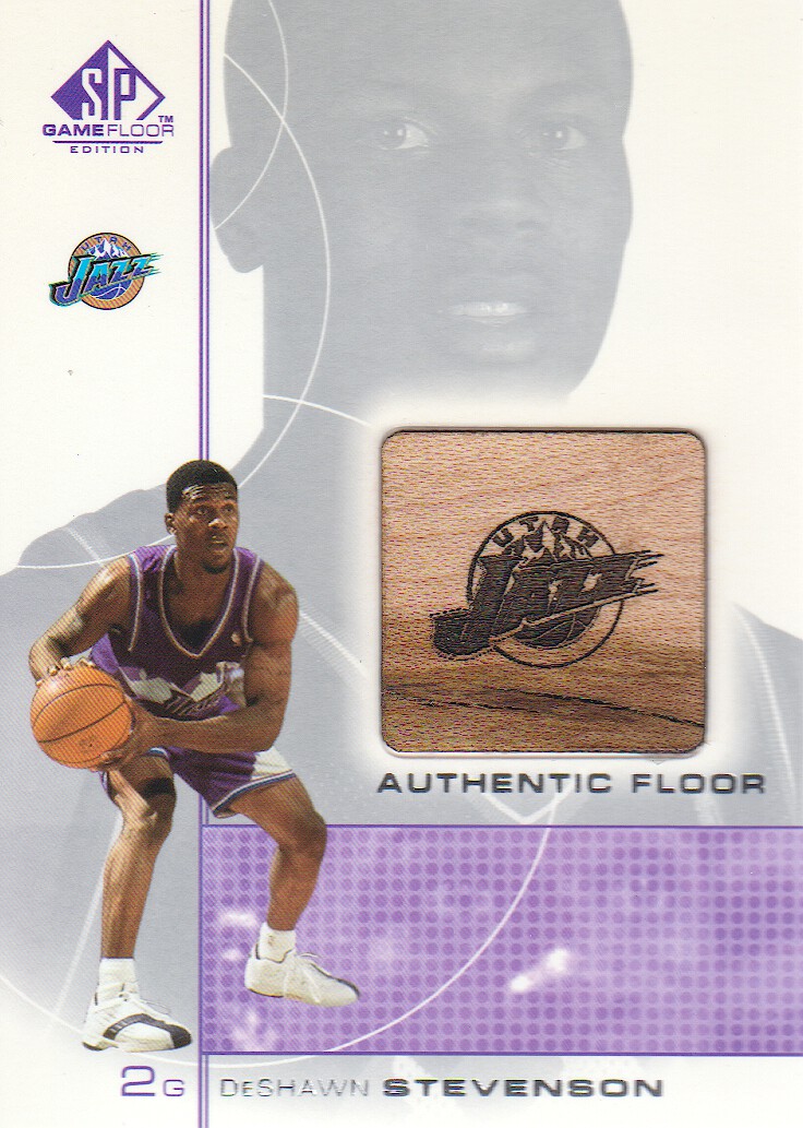 2000-01 SP Game Floor Authentic Floor #DS DeShawn Stevenson