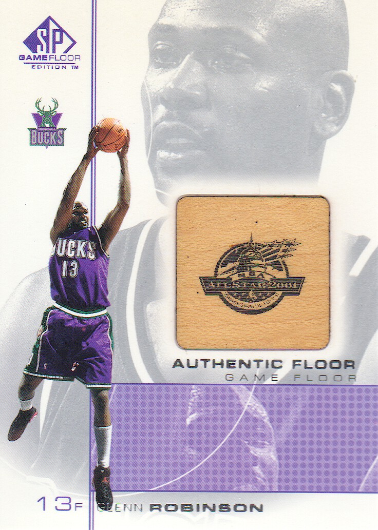 2000-01 SP Game Floor Authentic Floor #GR Glenn Robinson