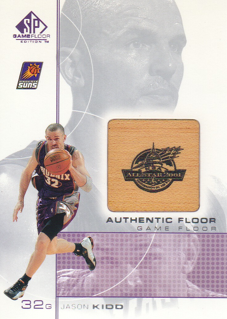 2000-01 SP Game Floor Authentic Floor #JK Jason Kidd