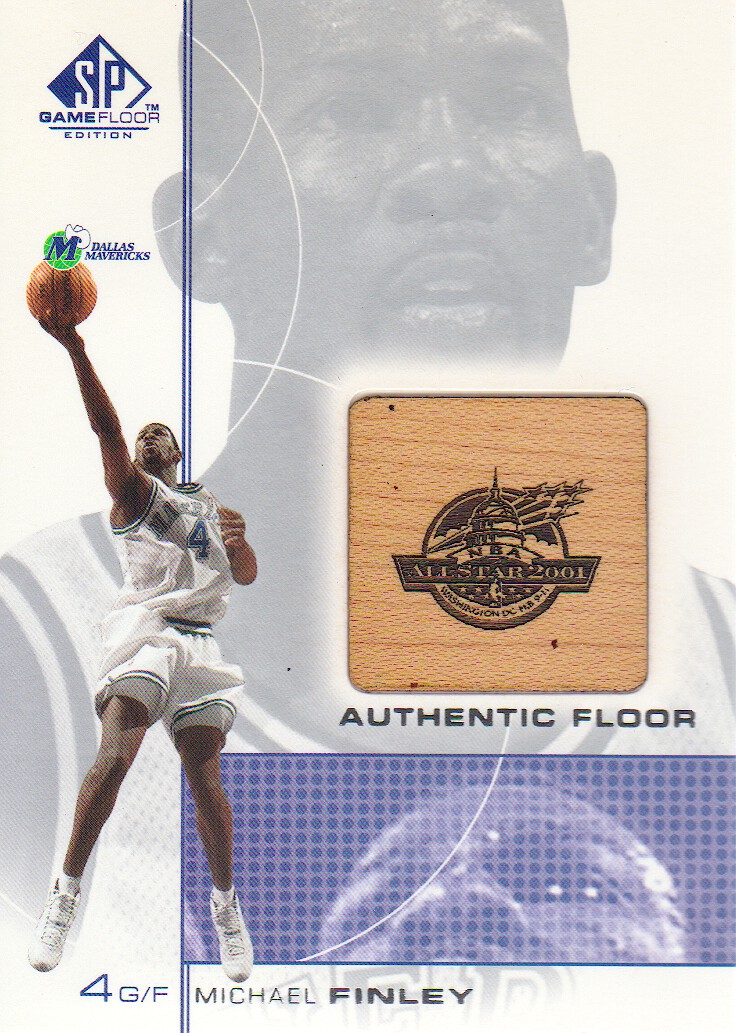 2000-01 SP Game Floor Authentic Floor #MF Michael Finley
