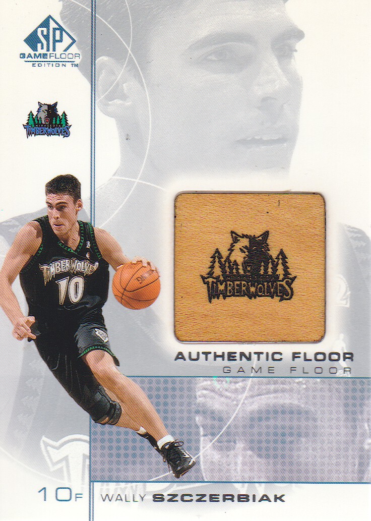 2000-01 SP Game Floor Authentic Floor #WS Wally Szczerbiak