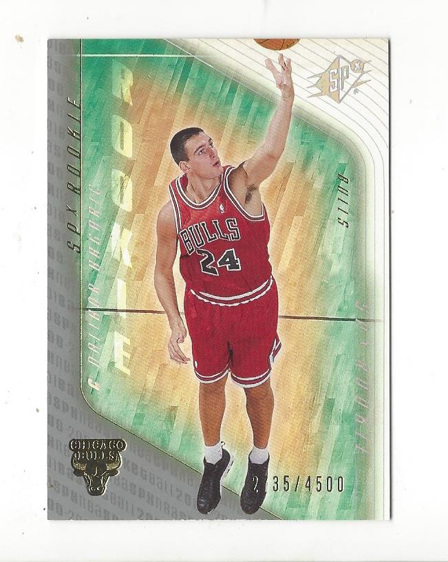 2000-01 SPx #138 Dalibor Bagaric RC