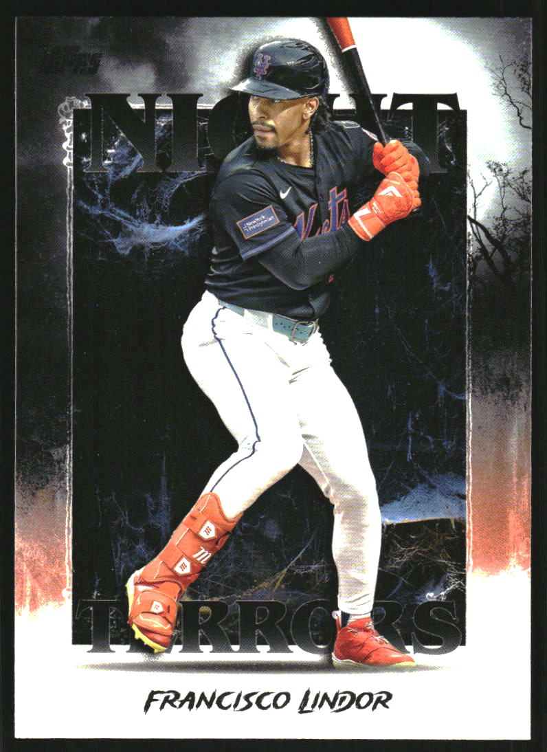 2025 Topps Update Night Terrors #NT18 Francisco Lindor