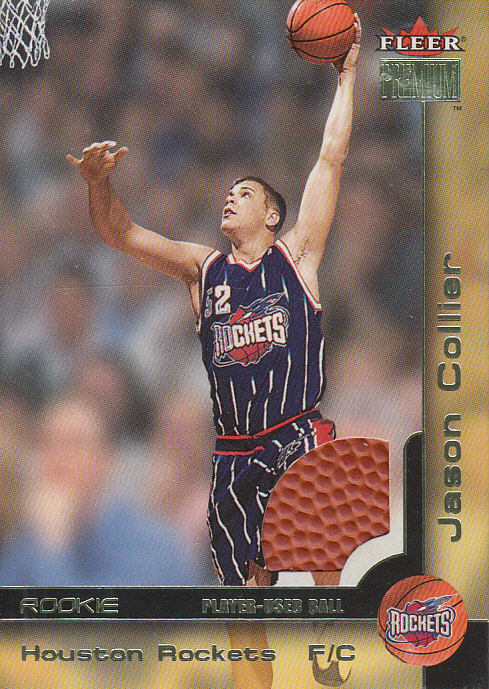 2000-01 Fleer Premium Rookie Game Balls #235 Jason Collier