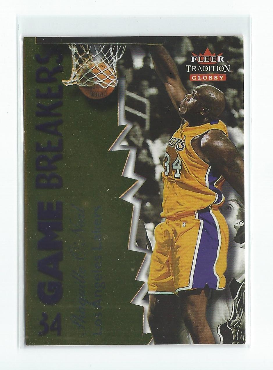 2000-01 Fleer Glossy Game Breakers #7 Shaquille O'Neal