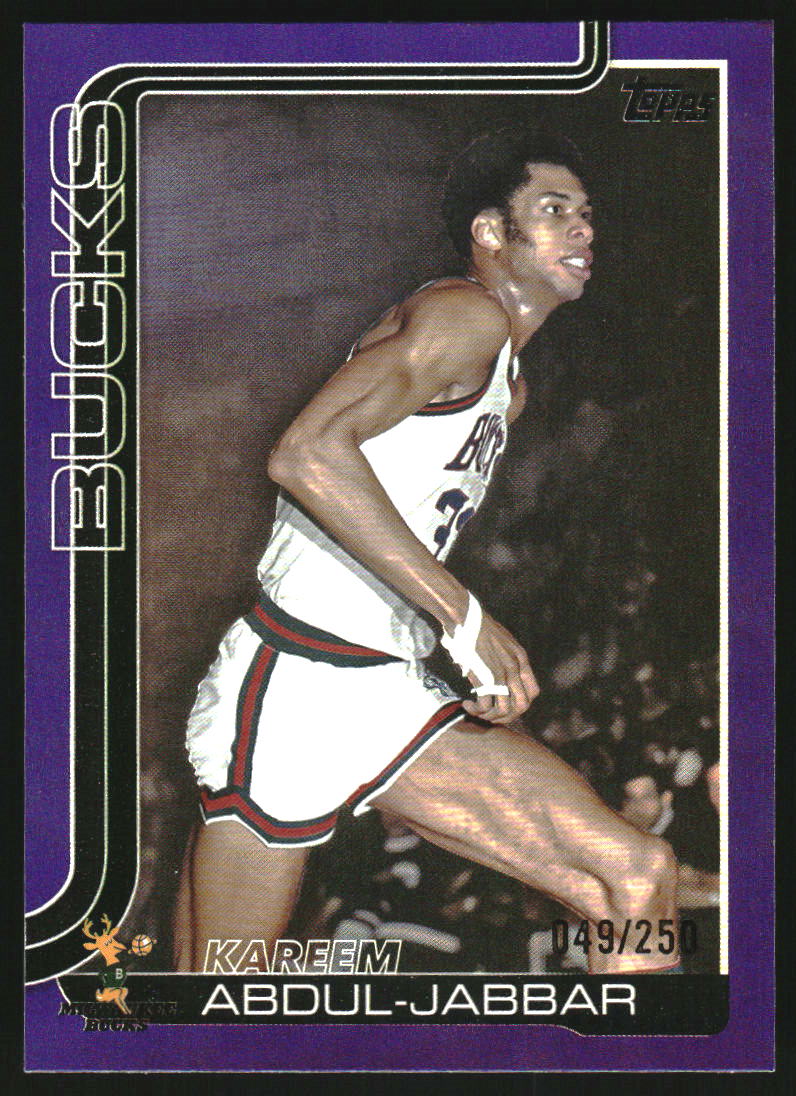 2025-26 Topps Purple Rainbow #259 Kareem Abdul-Jabbar /250