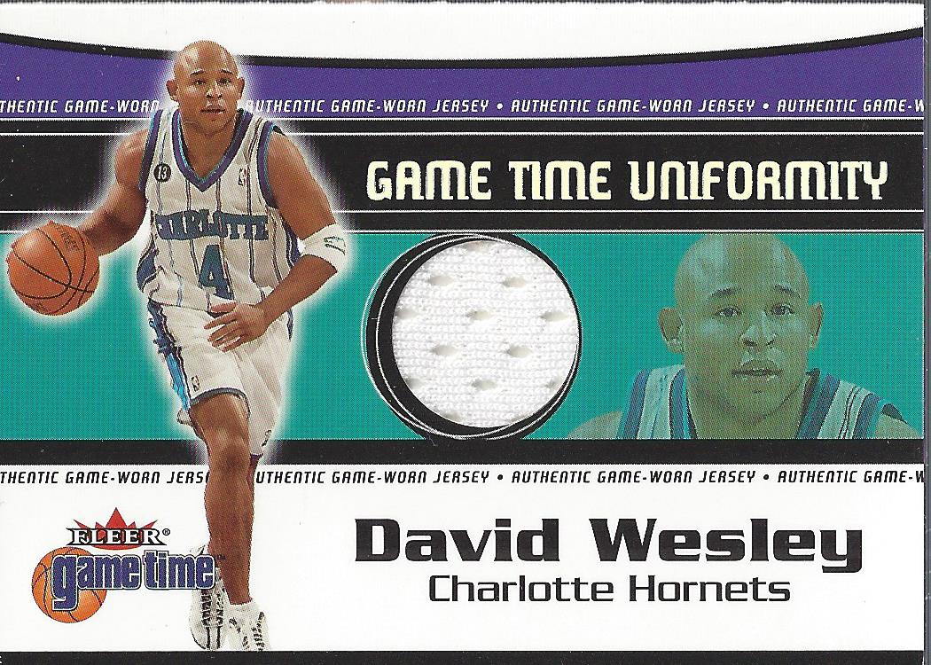 2000-01 Fleer Game Time Uniformity #23 David Wesley