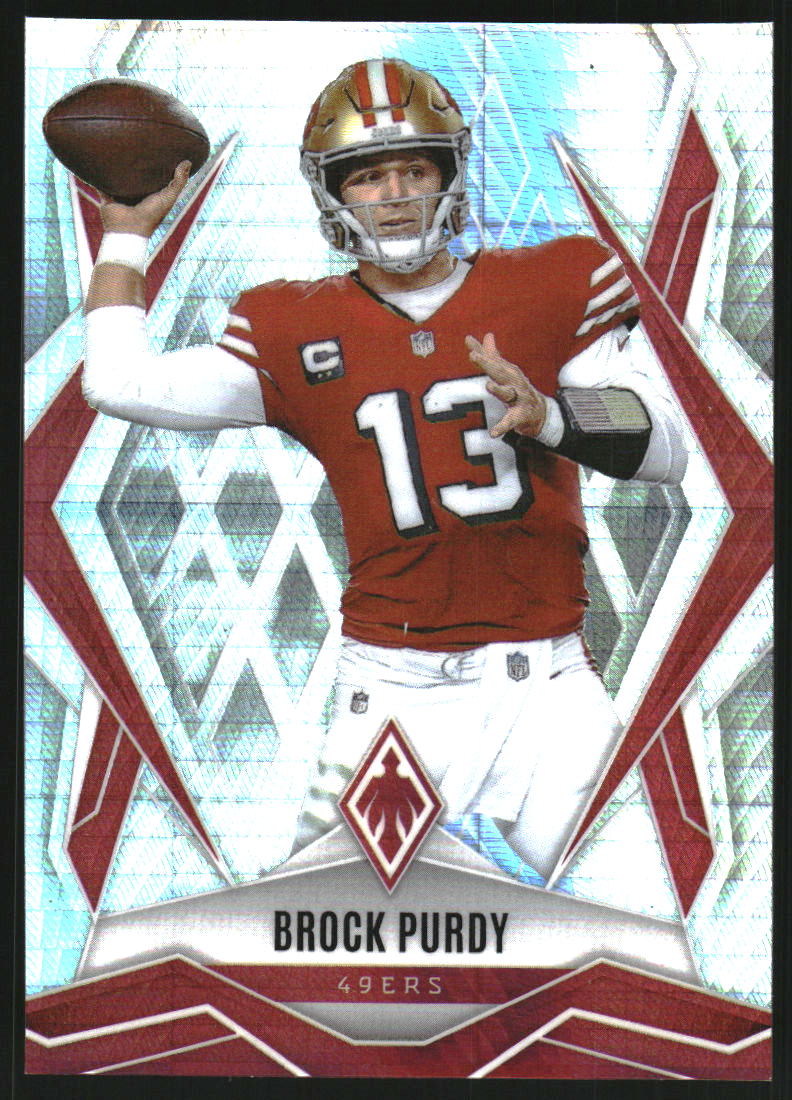 2025 Panini Phoenix Silver Hyper #33 Brock Purdy
