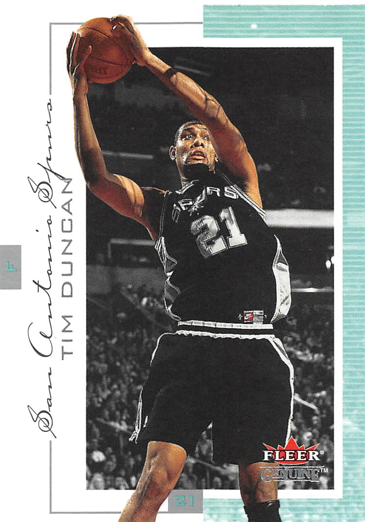 Tim Duncan cards (1998-2016) Spurs - You Choose - Bild 54 von 294