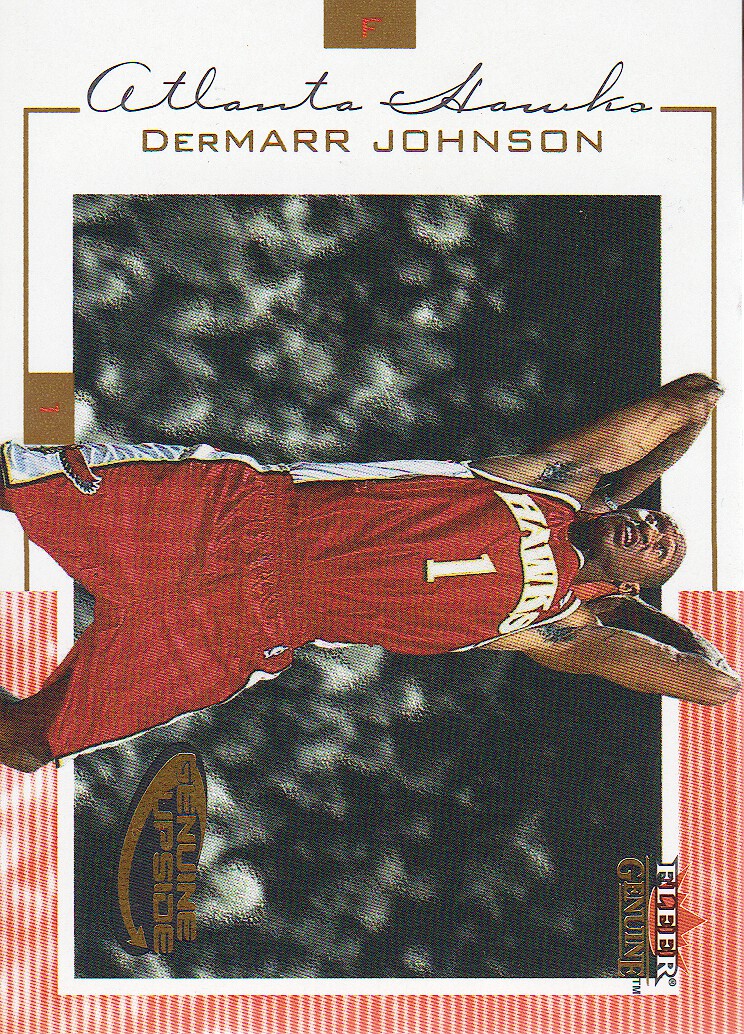 2000-01 Fleer Genuine #115 DerMarr Johnson RC