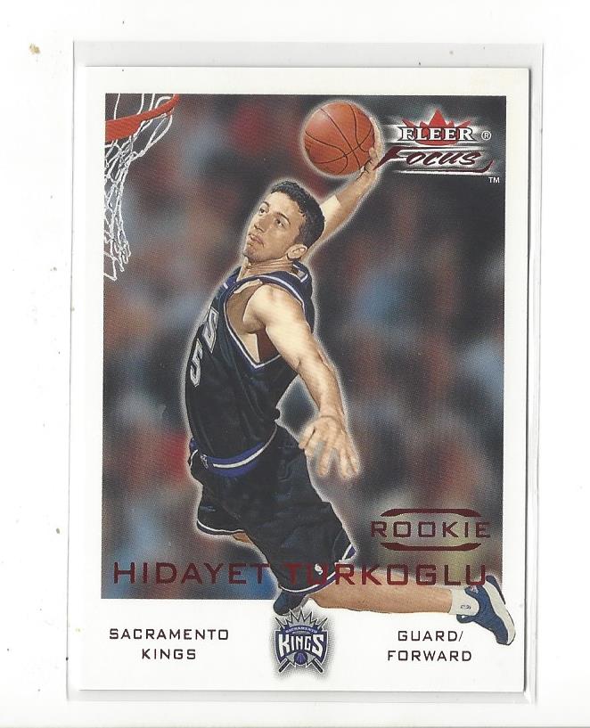 2000-01 Fleer Focus #204 Hedo Turkoglu D RC