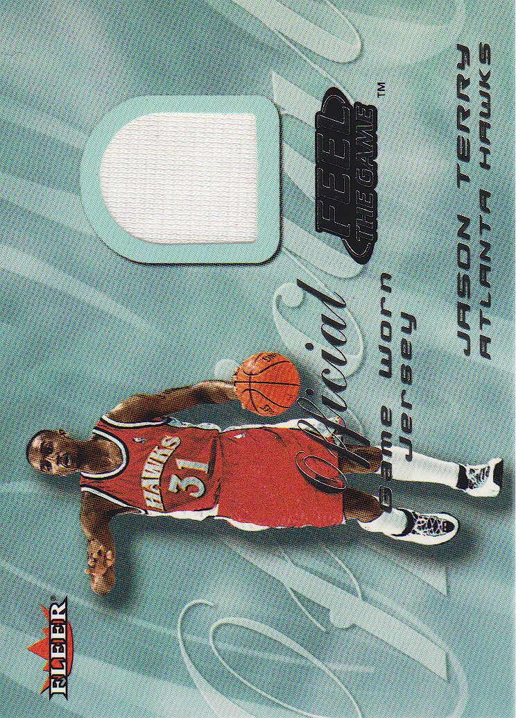 2000-01 Fleer Feel the Game #33A Jason Terry Red
