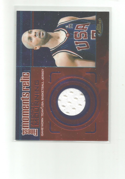 2000-01 Finest Moments Relics #FMR7 Alonzo Mourning E