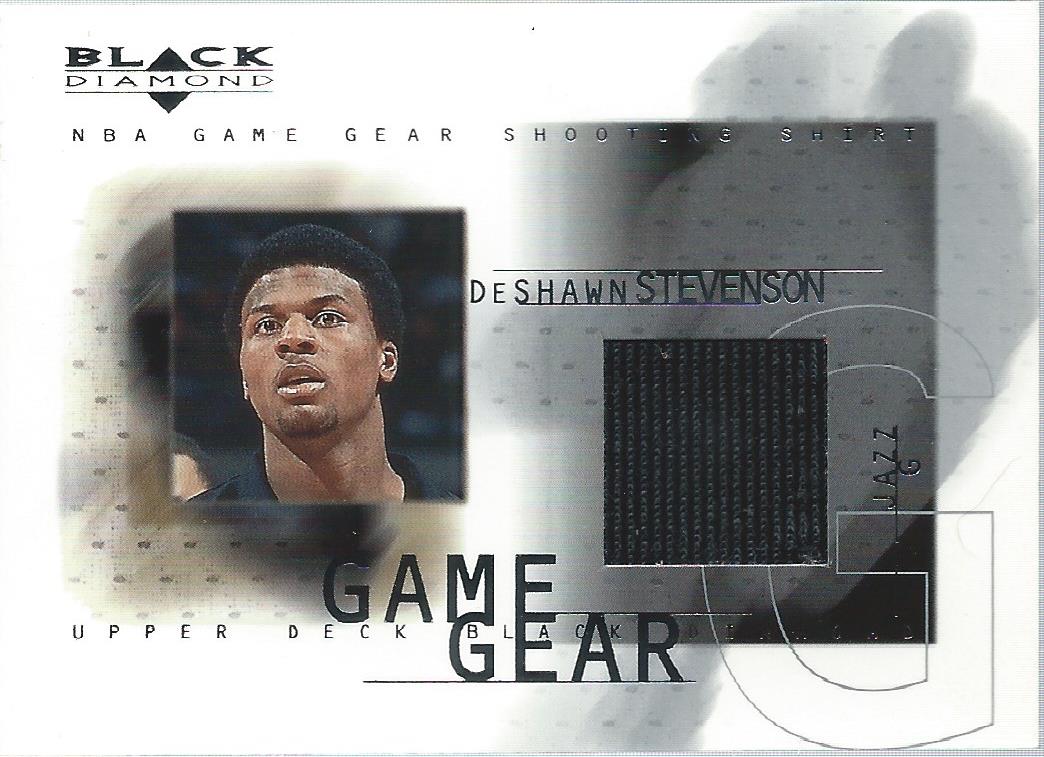 2000-01 Black Diamond Game Gear #DS DeShawn Stevenson