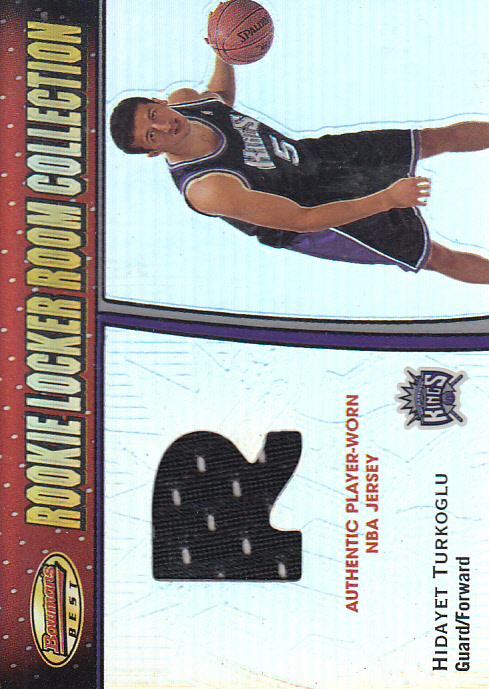 2000-01 Bowman's Best Rookie Locker Room Collection #LRCR25 Hedo Turkoglu JSY