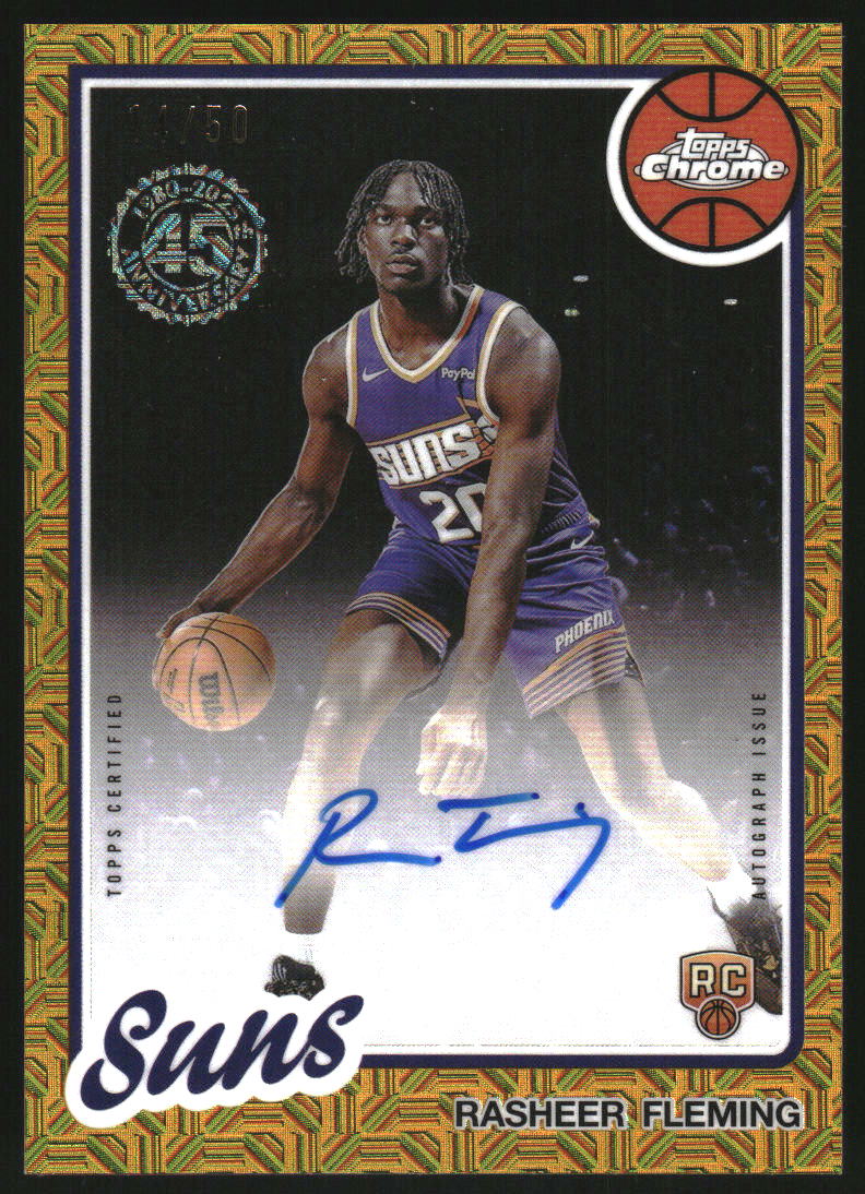 2025-26 Topps '80-81 Topps Chrome Rookie Autographs Gold Mojo