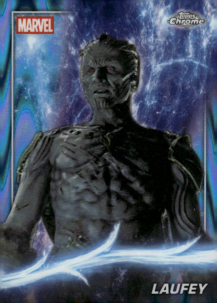 2025 Topps Chrome Marvel Studios Sky Blue RayWave Refractors #17 Laufey