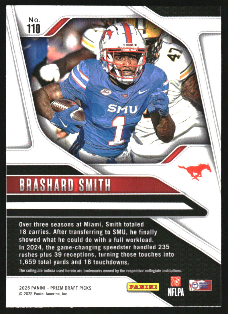 2025 Panini Prizm Draft Picks #110 Brashard Smith
