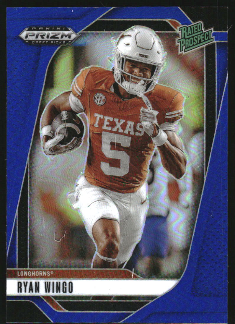 2025 Panini Prizm Draft Picks Prizms Blue #1 Ryan Wingo /249