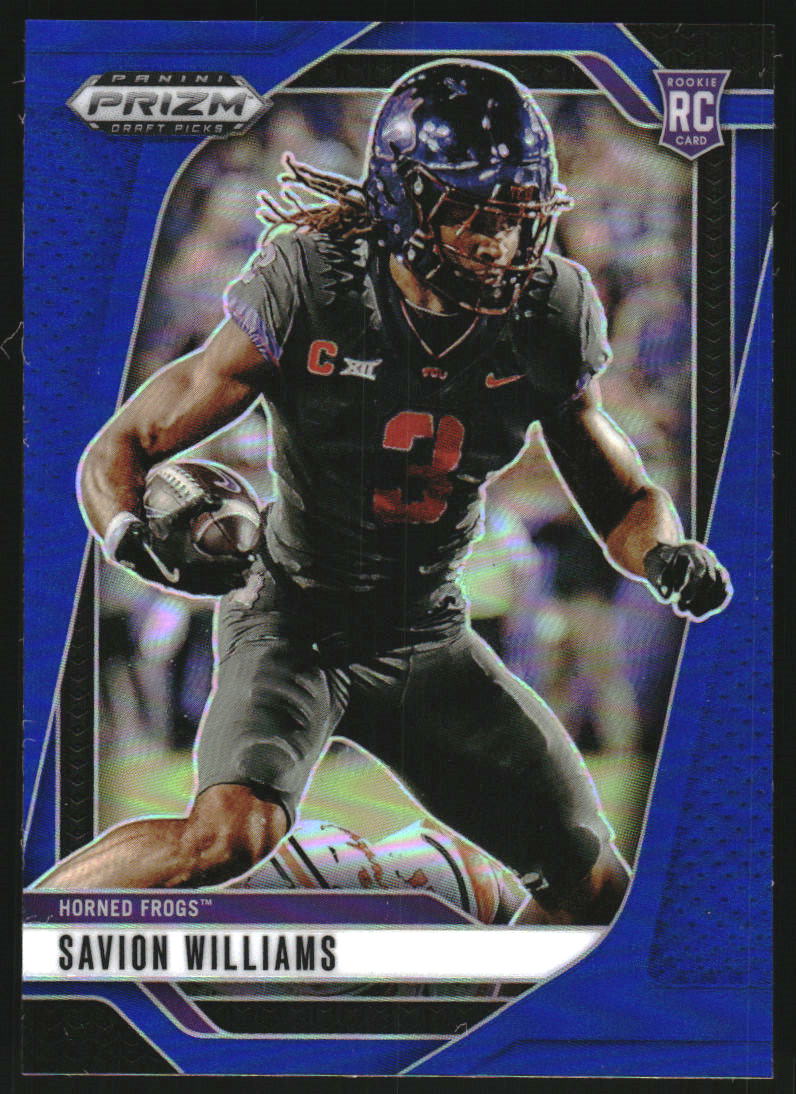 2025 Panini Prizm Draft Picks Prizms Blue #119 Savion Williams /249