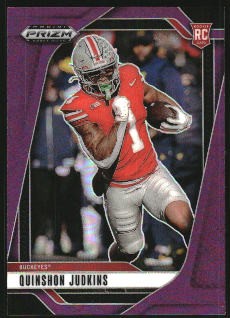 2025 Panini Prizm Draft Picks Prizms Purple #84 Quinshon Judkins /99