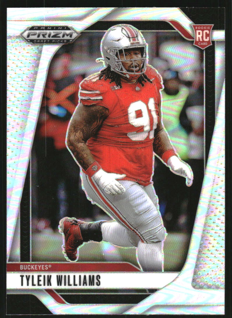 2025 Panini Prizm Draft Picks Prizms Silver #82 Tyleik Williams