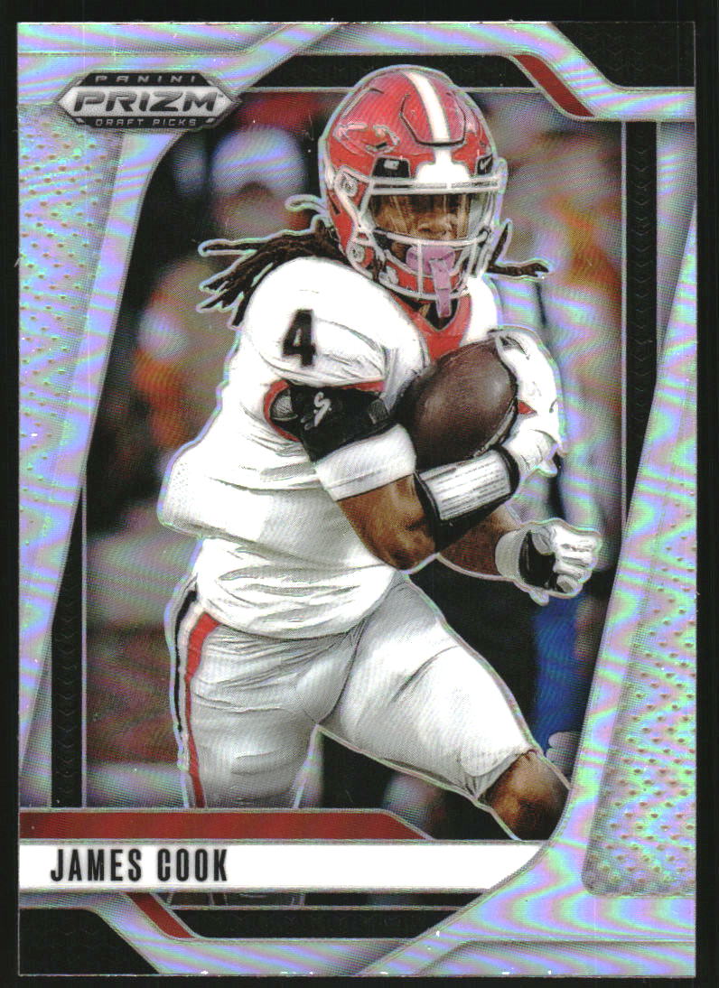 2025 Panini Prizm Draft Picks Prizms Silver #175 James Cook on