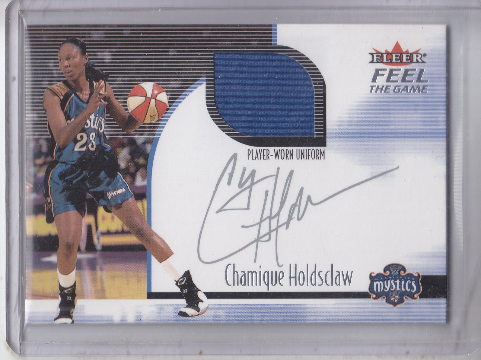 2001 Ultra WNBA Feel the Game #4 Chamique Holdsclaw