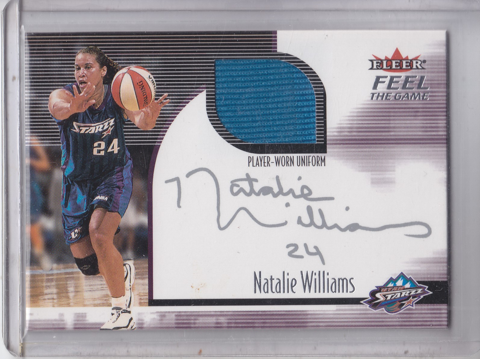 2001 Ultra WNBA Feel the Game #6 Natalie Williams