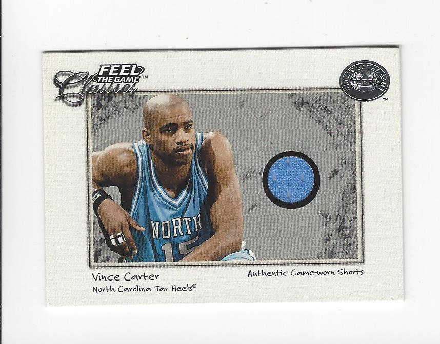 2001 Greats of the Game Feel the Game Classics #5 Vince Carter Shorts R