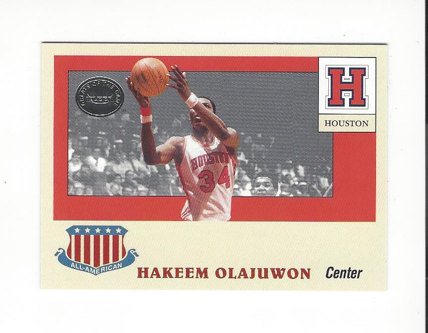 2001 Greats of the Game All-American Collection #1 Hakeem Olajuwon