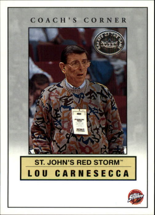 2001 Greats of the Game Coach's Corner #CC1 Lou Carnesecca